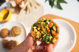 全麦面菜团子❗️低脂饱腹减肥主食代餐的做法步骤：8