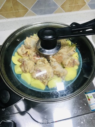 粉蒸鸡肉土豆的做法步骤：8