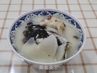 鱼头萝卜汤的做法步骤：14