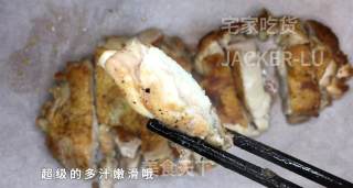 香煎无骨鸡腿，完美形状煎制，鸡皮酥脆，鸡肉滑嫩，孩子超爱吃。的做法步骤：12