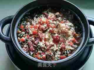 腊味南瓜焖饭的做法步骤：8