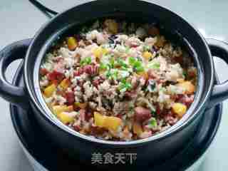 腊味南瓜焖饭的做法步骤：10