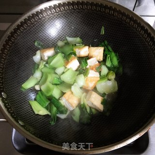 油菜豆腐的做法步骤：5