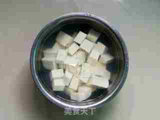 香菇肉末豆腐盖浇饭的做法步骤：2