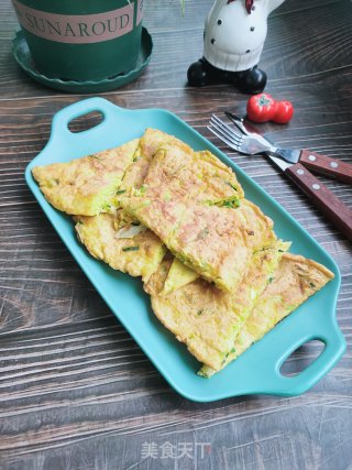 白菜黄瓜丝鸡蛋饼的做法步骤：8