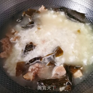 海带排骨汤饭的做法步骤：3