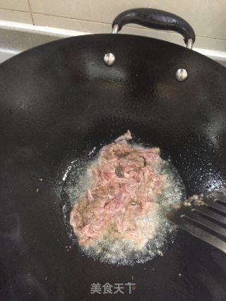 牛肉炒四季豆的做法步骤：3