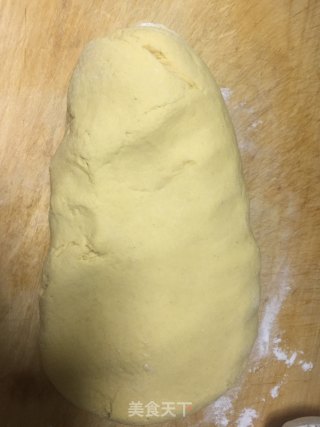 豆沙馅玉米面饼的做法步骤：4