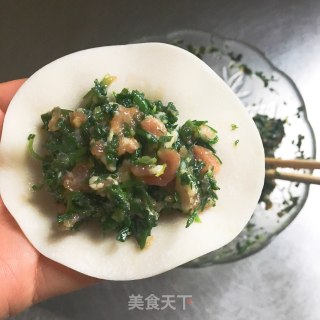 荠菜煎饺的做法步骤：6