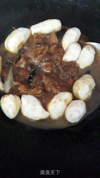 芋仔烧排骨的做法步骤：8
