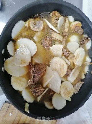 萝卜烧麻鸭的做法步骤：5