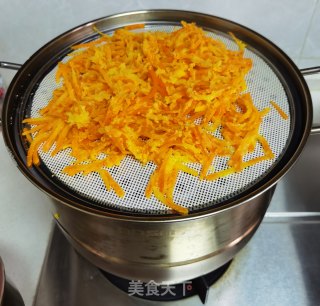 蒸胡萝卜丝的做法步骤：9