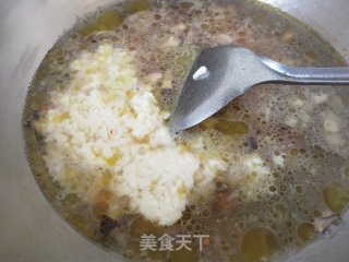 山药香菇鸡蛋蔬菜汤的做法步骤：6