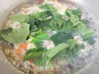 山药香菇鸡蛋蔬菜汤的做法步骤：8