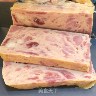恒一午餐肉豆腐块的做法步骤：2