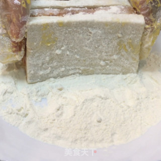 恒一午餐肉豆腐块的做法步骤：5