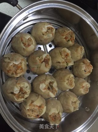 糯米烧卖的做法步骤：10