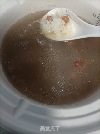 咸骨花生粥的做法步骤：6
