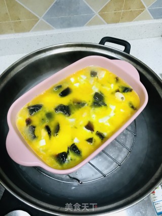 三色蒸蛋的做法步骤：7