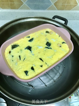 三色蒸蛋的做法步骤：9