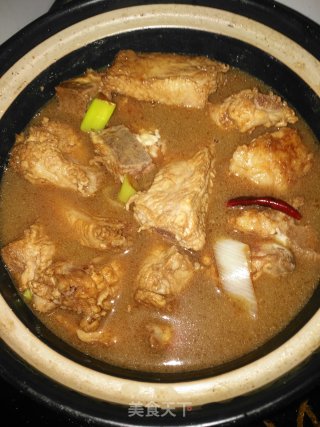 酸菜豆泡炖排骨的做法步骤：8