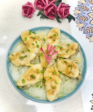 鸡翅蒸粉丝的做法步骤：9