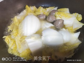 牛肉丸子炖白菜的做法步骤：7