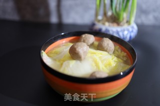 牛肉丸子炖白菜的做法步骤：8