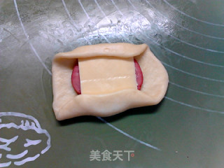 迷你香葱芝士火腿小方包的做法步骤：12