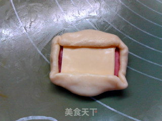 迷你香葱芝士火腿小方包的做法步骤：13