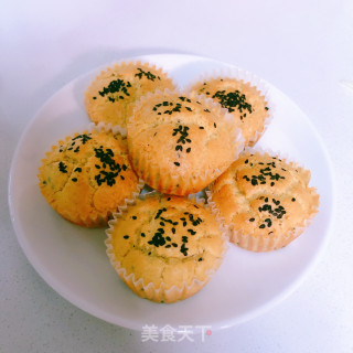 桂圆芝麻小米蛋糕的做法步骤：12