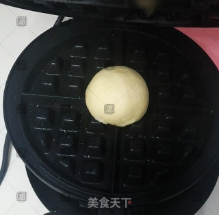 酵母版小米华夫饼的做法步骤：8