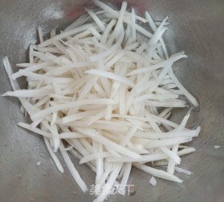 香葱鸡蛋萝卜丝饼的做法步骤：2