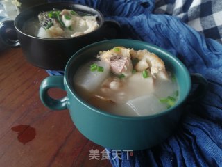 萝卜花生黑鱼汤的做法步骤：8