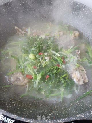 萝卜粉丝炖羊排的做法步骤：11