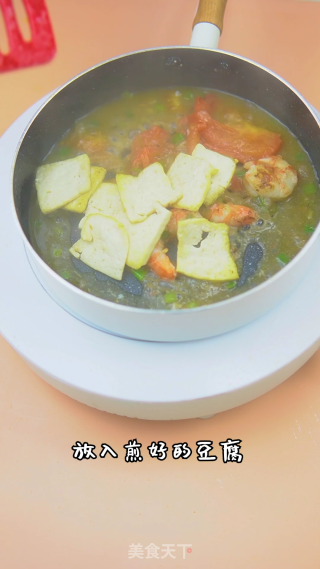 虾仁茄汁豆腐的做法步骤：10