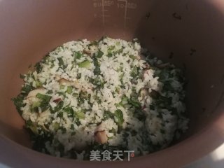 腊肉菜米饭的做法步骤：8