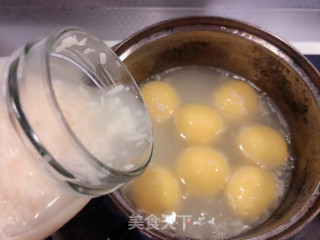 酒酿汤圆的做法步骤：5