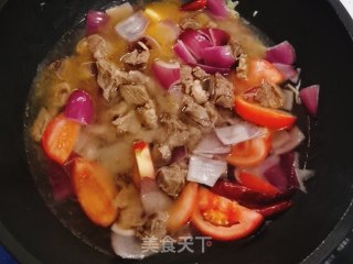 番茄红烩牛肉的做法步骤：10