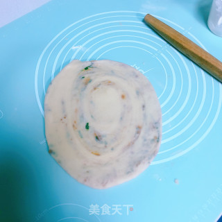 肉松葱油饼的做法步骤：15
