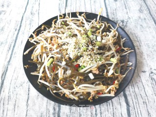 火麻仁海带炒豆芽的做法步骤：6