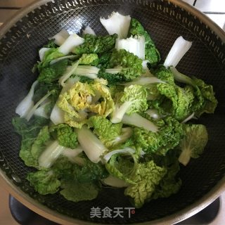 清炒黄心白菜的做法步骤：3