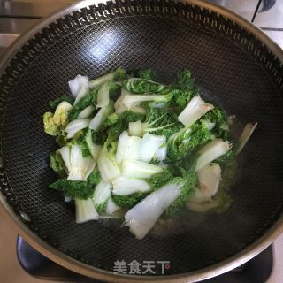 清炒黄心白菜的做法步骤：5