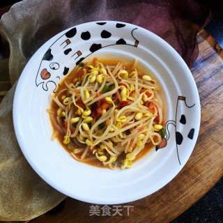 番茄炖黄豆芽的做法步骤：12