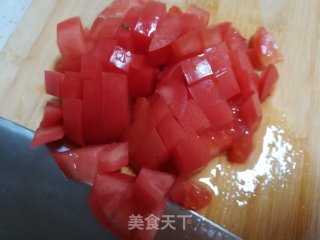 番茄味鸡蛋炒虾仁的做法步骤：3