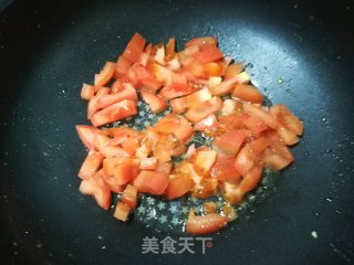番茄味鸡蛋炒虾仁的做法步骤：9