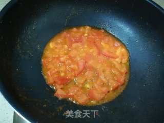 番茄味鸡蛋炒虾仁的做法步骤：10