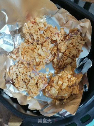 薯片烤鸡翅的做法步骤：5