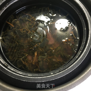 苦菜炖瘦肉的做法步骤：6