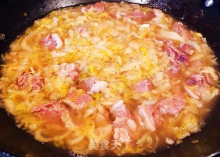 羊肉炖酸菜#羊肉#的做法步骤：12